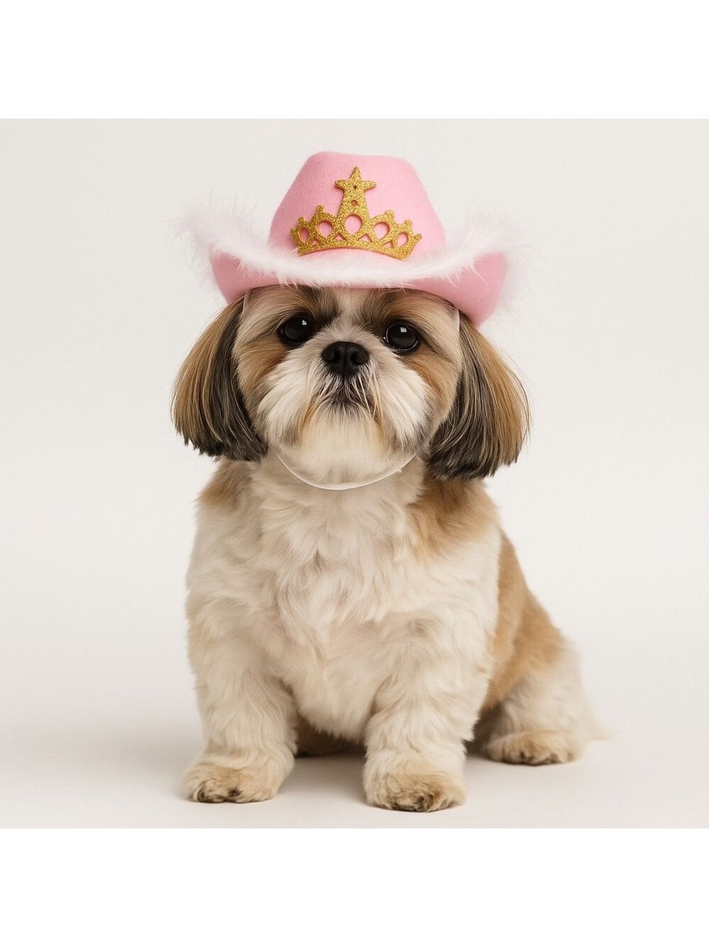 Doggy Parton Pink Cowgirl Tiara Hat Small Dog Rodeo Costume Festival Outfit NWT